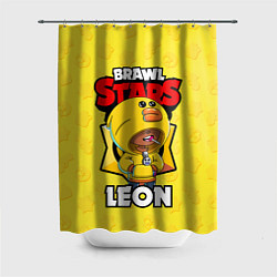 Шторка для ванной BRAWL STARS SALLY LEON