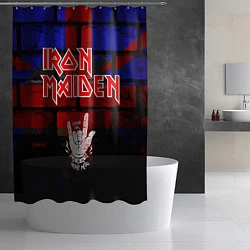 Шторка для душа Iron Maiden, цвет: 3D-принт — фото 2