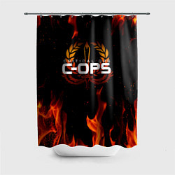Шторка для душа CRITICAL OPS C-OPS, цвет: 3D-принт