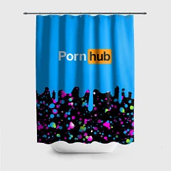 Шторка для душа PornHub, цвет: 3D-принт