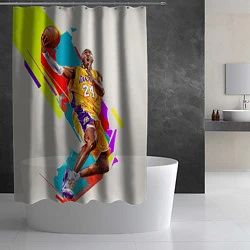 Шторка для душа Kobe Bryant, цвет: 3D-принт — фото 2