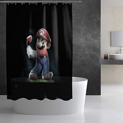 Шторка для душа Марио, цвет: 3D-принт — фото 2