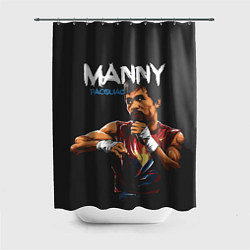 Шторка для душа Manny, цвет: 3D-принт
