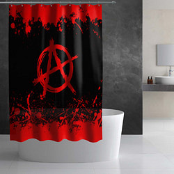 Шторка для душа АНАРХИЯ, цвет: 3D-принт — фото 2