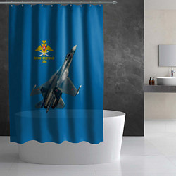 Шторка для душа ВВС, цвет: 3D-принт — фото 2