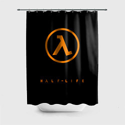 Шторка для ванной Half-life orange logo