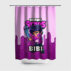 Шторка для ванной BRAWL STARS BIBI