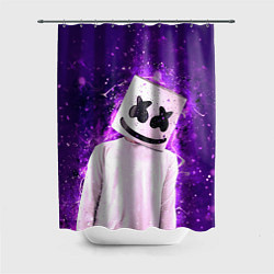 Шторка для душа Marshmello, цвет: 3D-принт