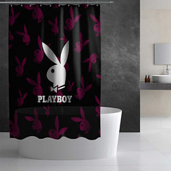 Шторка для душа PLAYBOY, цвет: 3D-принт — фото 2