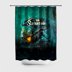 Шторка для душа Sabaton, цвет: 3D-принт