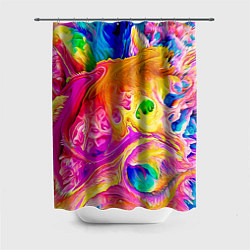 Шторка для душа TIE DYE, цвет: 3D-принт