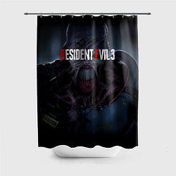 Шторка для душа Resident evil 3 remake, цвет: 3D-принт