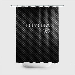 Шторка для душа TOYOTA CARBON, цвет: 3D-принт