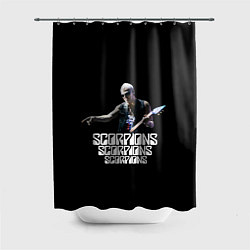 Шторка для душа Scorpions, цвет: 3D-принт