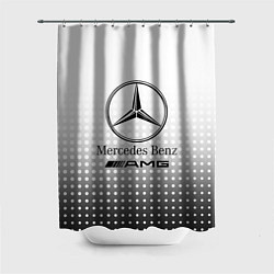 Шторка для душа Mercedes-Benz, цвет: 3D-принт