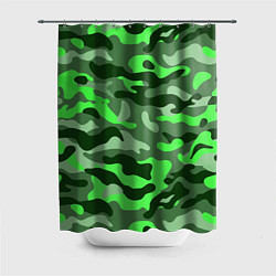 Шторка для ванной CAMOUFLAGE GREEN