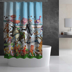 Шторка для душа Studio Ghibli, цвет: 3D-принт — фото 2