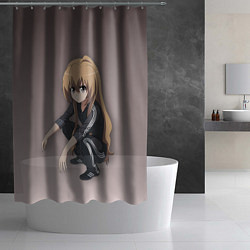 Шторка для душа Аниме, цвет: 3D-принт — фото 2