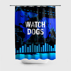 Шторка для душа Watch Dogs, цвет: 3D-принт