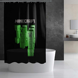 Шторка для душа MINECRAFT CREEPER, цвет: 3D-принт — фото 2