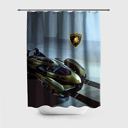 Шторка для ванной Lamborghini - motorsport extreme