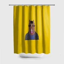 Шторка для душа Конь БоДжек, цвет: 3D-принт