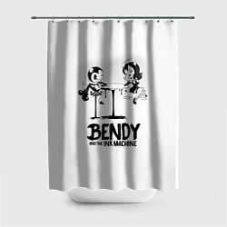 Шторка для душа Bendy And The Ink Machine, цвет: 3D-принт
