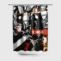 Шторка для душа Bleach Блич Ичиго Курасаки, цвет: 3D-принт
