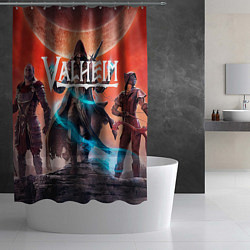 Шторка для душа Valheim, цвет: 3D-принт — фото 2