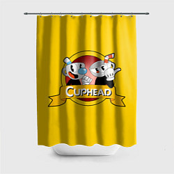 Шторка для душа CUPHEAD КАПХЕД, цвет: 3D-принт