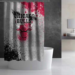 Шторка для душа CHICAGO BULLS 8, цвет: 3D-принт — фото 2