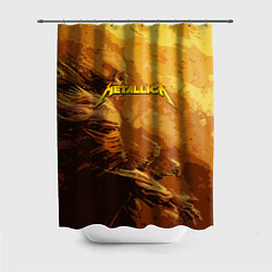 Шторка для душа Metallica Music, цвет: 3D-принт