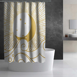 Шторка для душа Море, цвет: 3D-принт — фото 2