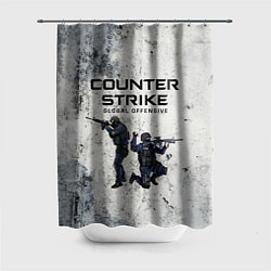Шторка для душа COUNTER TERRORIST CS GO Z, цвет: 3D-принт