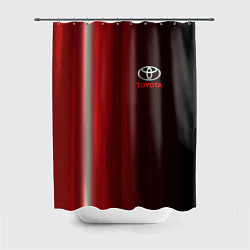 Шторка для душа Toyota В полоску, цвет: 3D-принт
