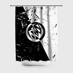 Шторка для ванной Buick Black and White Grunge