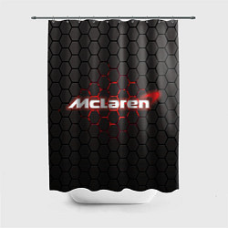 Шторка для душа McLaren carbon theme, цвет: 3D-принт