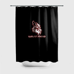 Шторка для душа Wolfs mood, цвет: 3D-принт