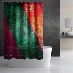 Шторка для душа ТРИ УДОВОЛЬСТВИЯ, цвет: 3D-принт — фото 2