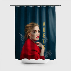Шторка для душа Portrait Adele, цвет: 3D-принт