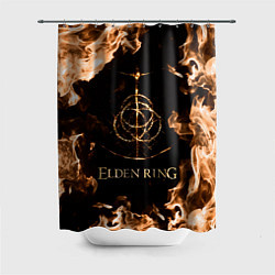 Шторка для душа Elden Ring Logo, цвет: 3D-принт