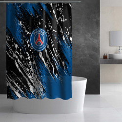 Шторка для душа PSG футбольный клуб, цвет: 3D-принт — фото 2