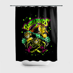 Шторка для ванной Battletoads Боевые Жабы