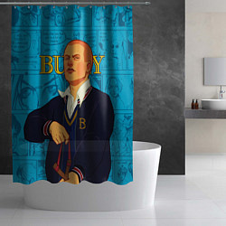 Шторка для душа Bully, Джимми Хопкинс, цвет: 3D-принт — фото 2