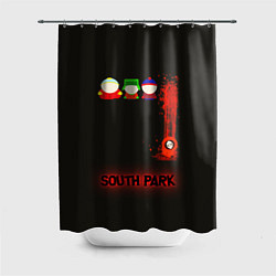 Шторка для ванной Южный парк главные персонажи South Park