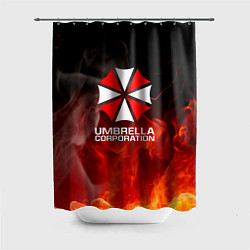 Шторка для ванной Umbrella Corporation пламя