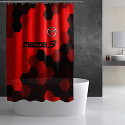 Шторка для душа MAZDA 3 Графика, цвет: 3D-принт — фото 2