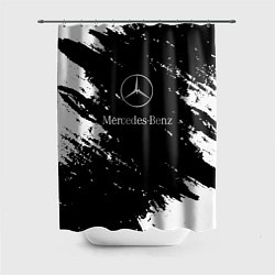 Шторка для душа Mercedes-Benz Авто, цвет: 3D-принт