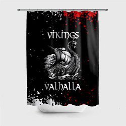 Шторка для душа Викинги: Вальхалла Vikings: Valhalla, цвет: 3D-принт