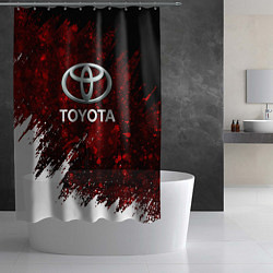 Шторка для душа Toyota Вектор, цвет: 3D-принт — фото 2